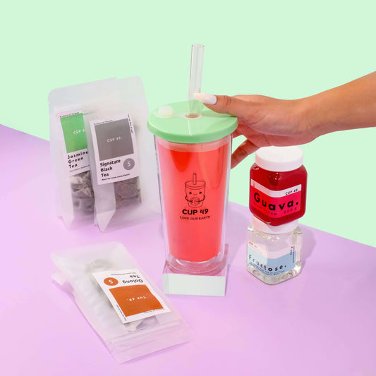 Cup 49 DIY Guava Fruit Bubble Tea Kit