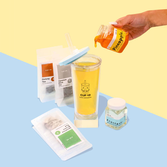 Cup 49 DIY Pineapple Fruit Bubble Tea Kit