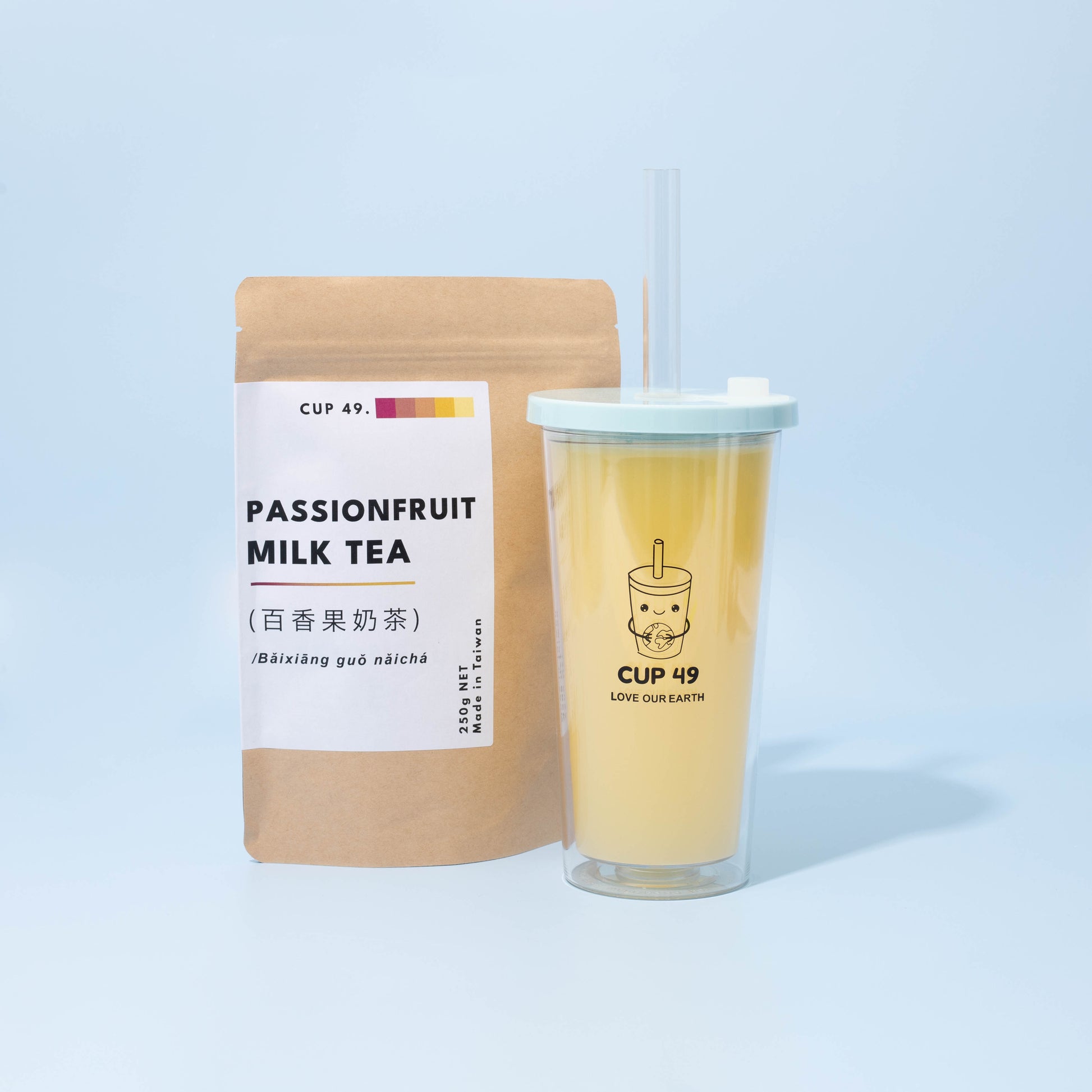 Cup 49 DIY Passionfruit Milk Bubble Tea Kit