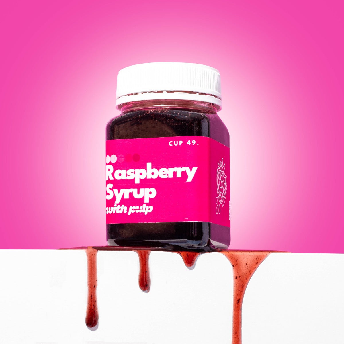 Cup 49 Raspberry Fruit Syrup