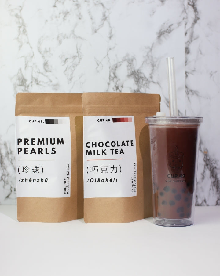 Premium DIY Milk Bubble Tea Kit (Choose Flavour)