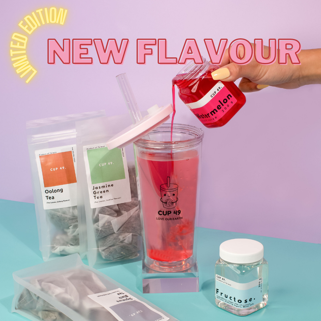 Watermelon DIY Fruit Bubble Tea Kit