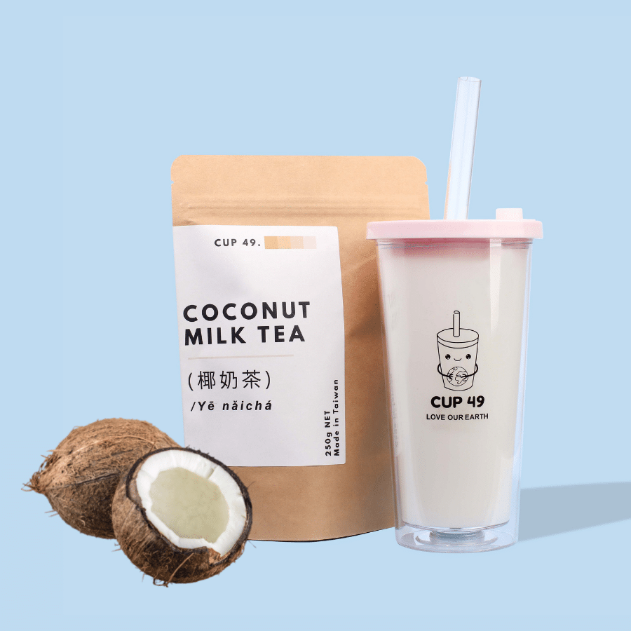 Cup 49 Coconut DIY Milk Bubble Tea Boba Kit