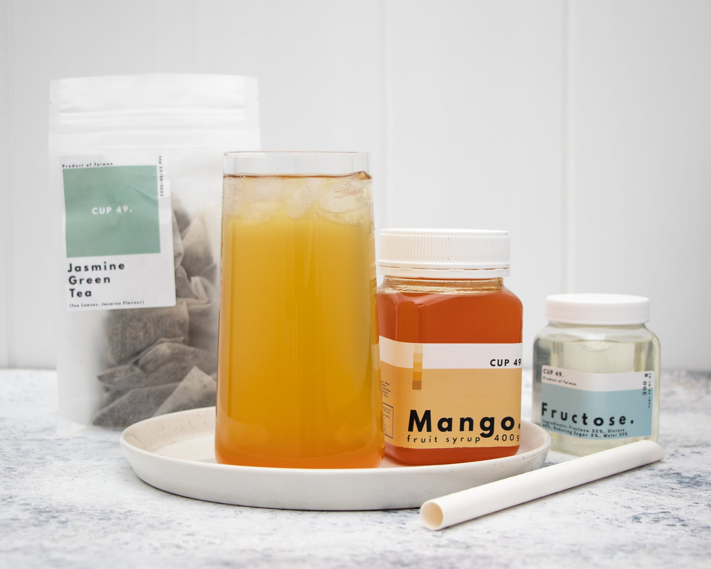 Mango Fruit Bubble Tea Kit