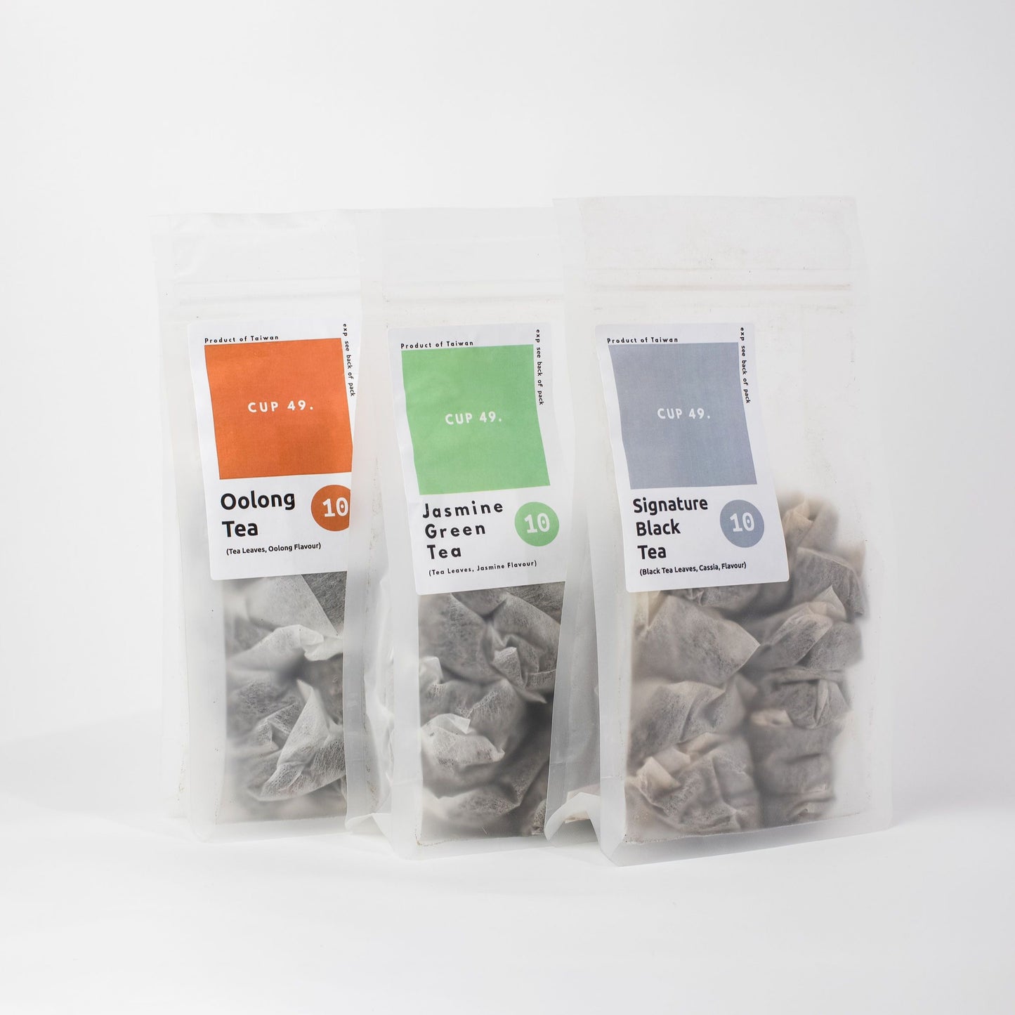 Cup 49 Tea Bags for DIY Bubble Tea