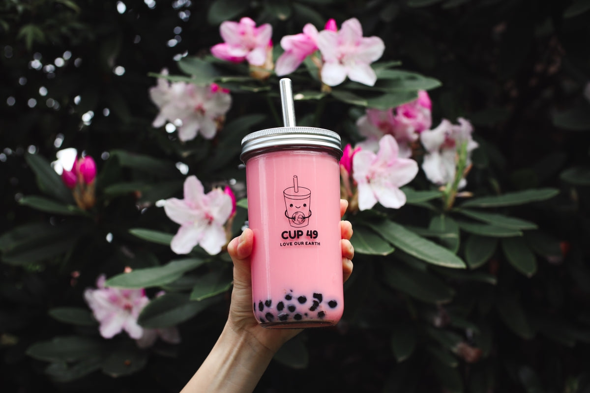 Cup 49 DIY Strawberry Milk Bubble Tea Kit