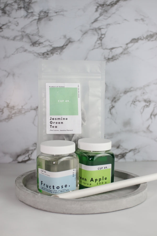 Cup 49 DIY Green Apple Fruit Bubble Tea Kit