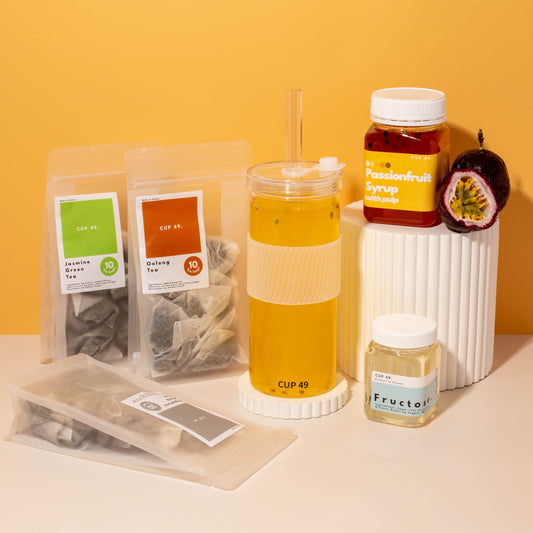 Cup 49 DIY Passionfruit Bubble Tea Boba Kit
