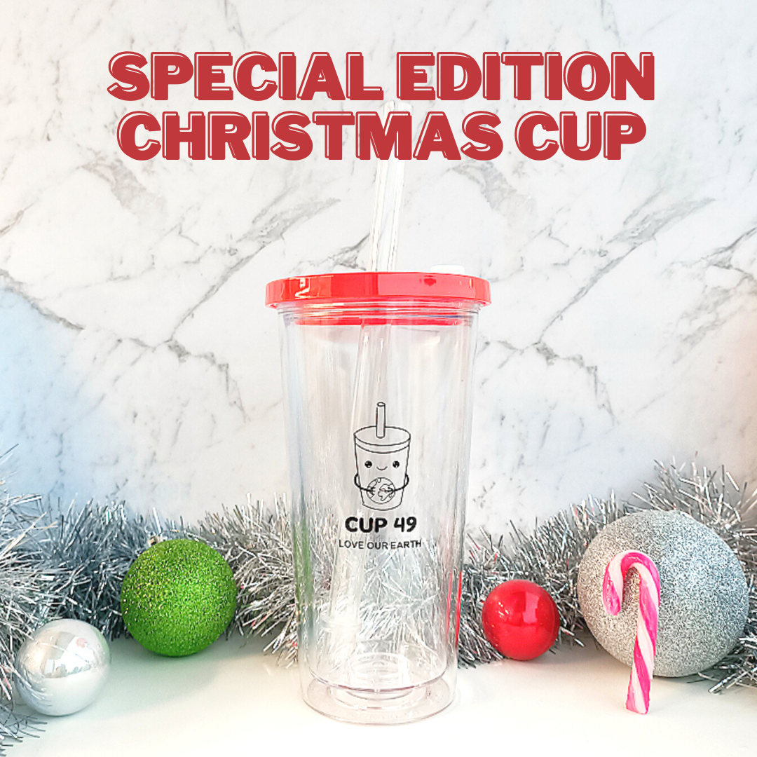 Cup 49 Reusable Bubble Tea Christmas Cup