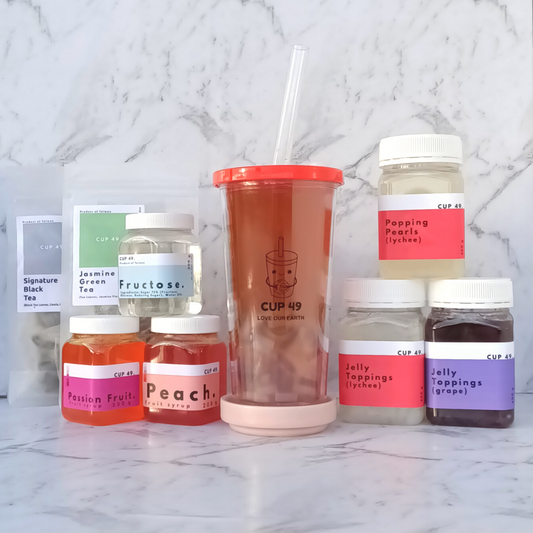 Dene's Bubble Trouble Peach Passion Fruit Tea Kit
