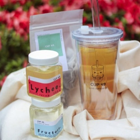 Lychee DIY Fruit Bubble Tea Kit
