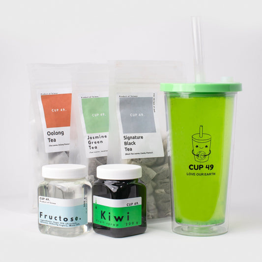 Cup 49 DIY Kiwi Fruit Bubble Tea Kit