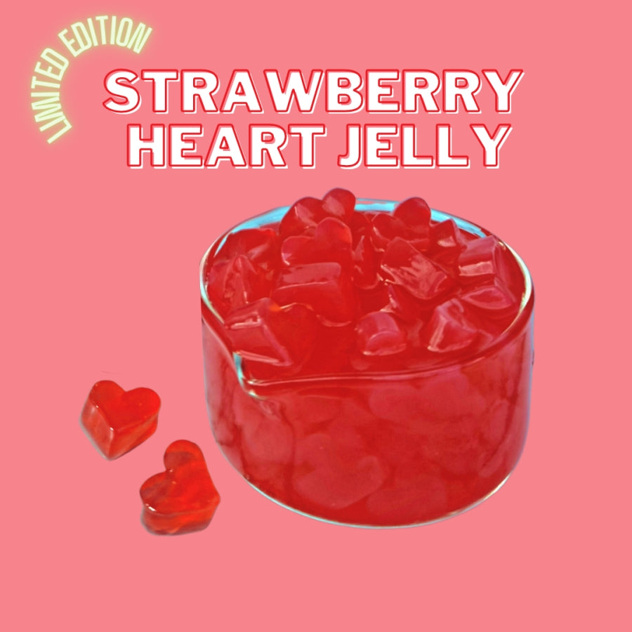 Strawberry Heart Jelly 400g Cup 49
