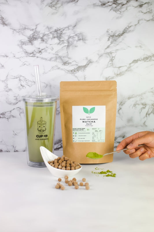 Premium Matcha DIY Milk Bubble Tea Kit